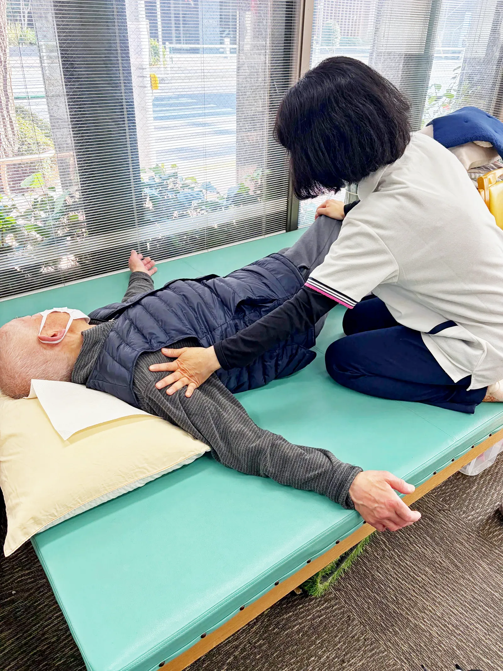 あずゆーらいく学大の機能訓練の様子